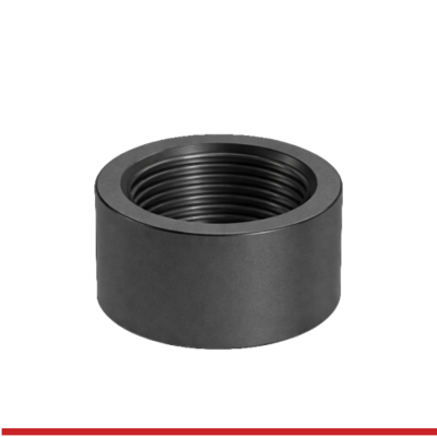 PF1T-MHC-LB 3-1/2" BLK MERCHANT HALF COUPLING